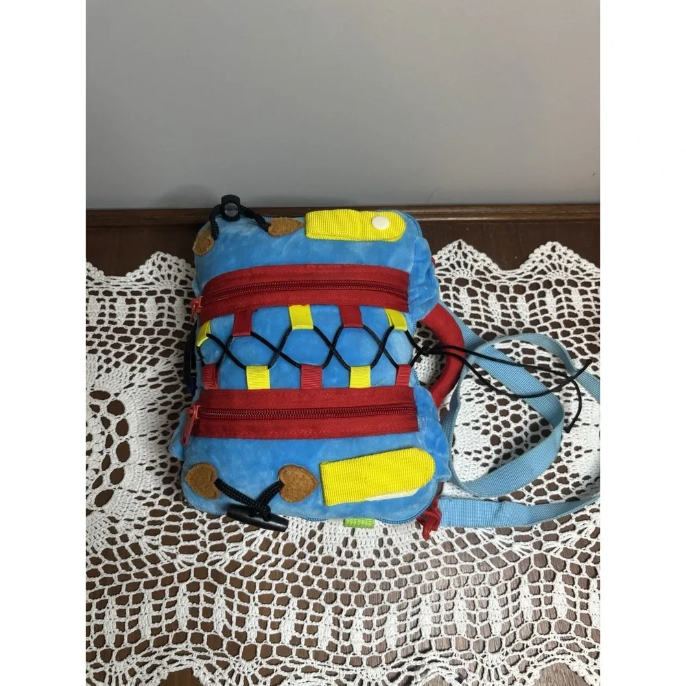 Teytoy Sensory Buckle Pillow Toys for Toddlers Travel Fine‎ Motor Skills